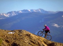 Moutain Biking Uphill with Momentum