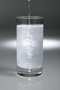 Photo of a Glass of Strong Alkaline Water