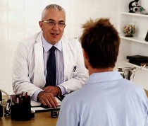 Doctor Talking to Man about Gout