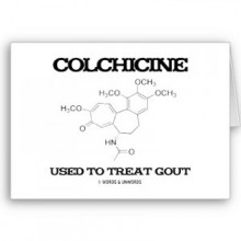 Cochicine Card with Formulaic Diagram