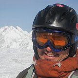 Bert Smiling on a Good Day of Skiing