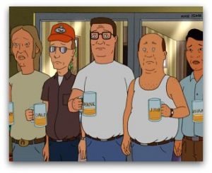 Cartoon - Average Joes with Beers