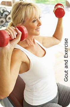 Middle-Age Woman Lifting Weights