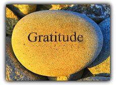"Gratitude" Stone
